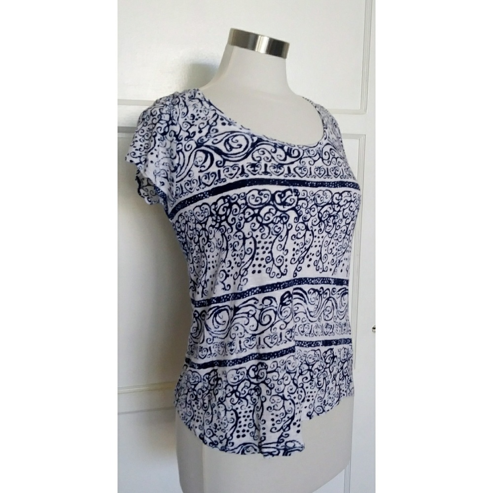 Lucky brand Floral paisley top - Picture 2 of 3